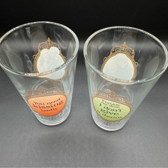 Gone With The Wind Drinking Glasses Set of 2 - Picture 11 of 15